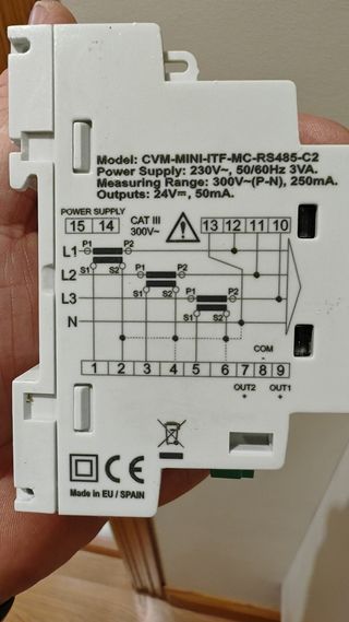 Analizador de redes Circutor CVM-MINI-MC