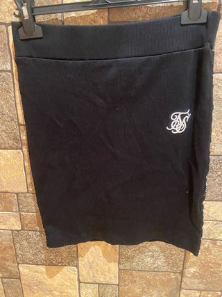 Falda Sik Silk Negra