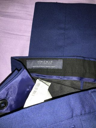 Traje Azul Zara