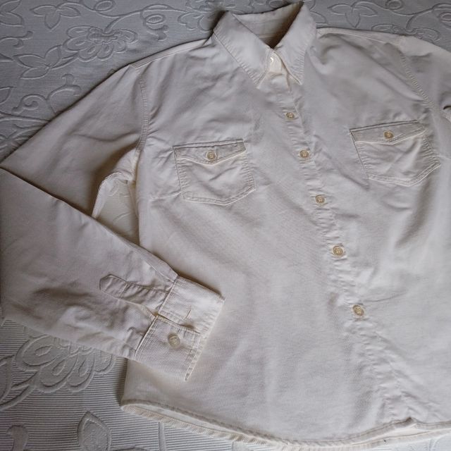 Camiseta Micropana  beige claro ,Talla M. Zara.