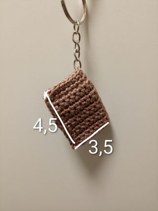 Portachiavi Bibbia Uncinetto con Croce