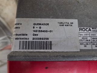 Quemador Gas Baxi Crono 15 G