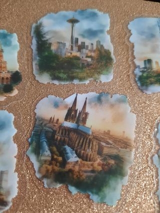 50 Adesivos Arquitetura Mundial - Edifícios