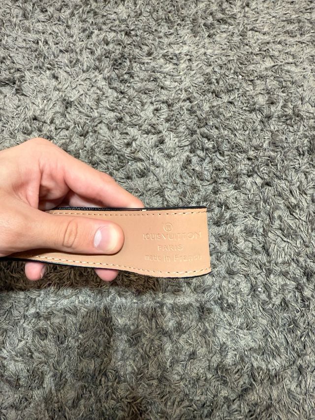 Cinturón Louis Vuitton Damier Marrón