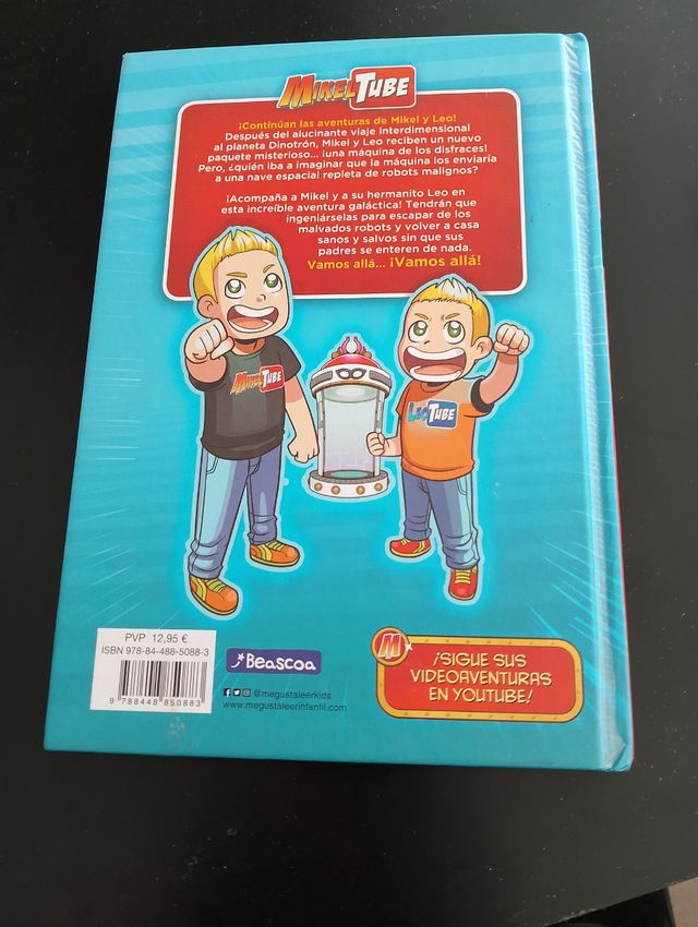 Libro de segunda La máquina de los disfraces (Mike