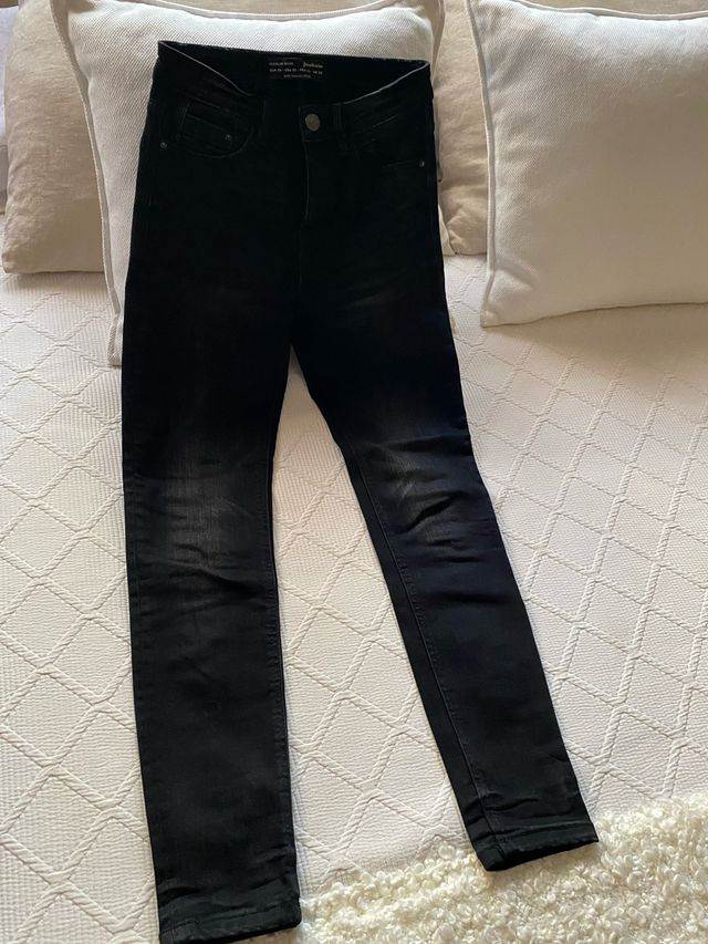 Pantalón Vaquero Stradivarius Negro Talla 34