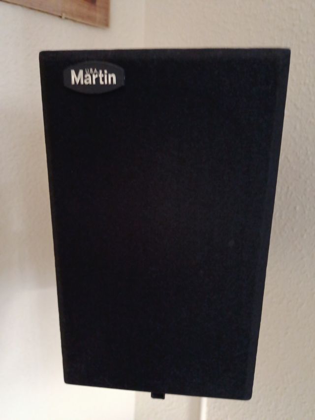 Altavoces HIFI Martin Negros y madera 