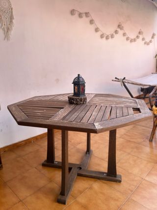 Mesa de teca para terraza - A reparar