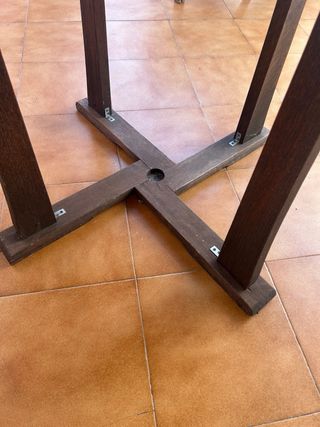 Mesa de teca para terraza - A reparar