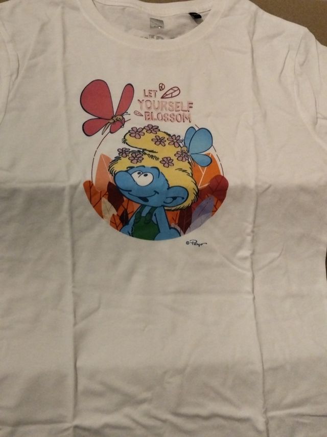 Camiseta Pitufos 14 años