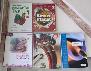 Conjunto de libros 2°Bachillerato