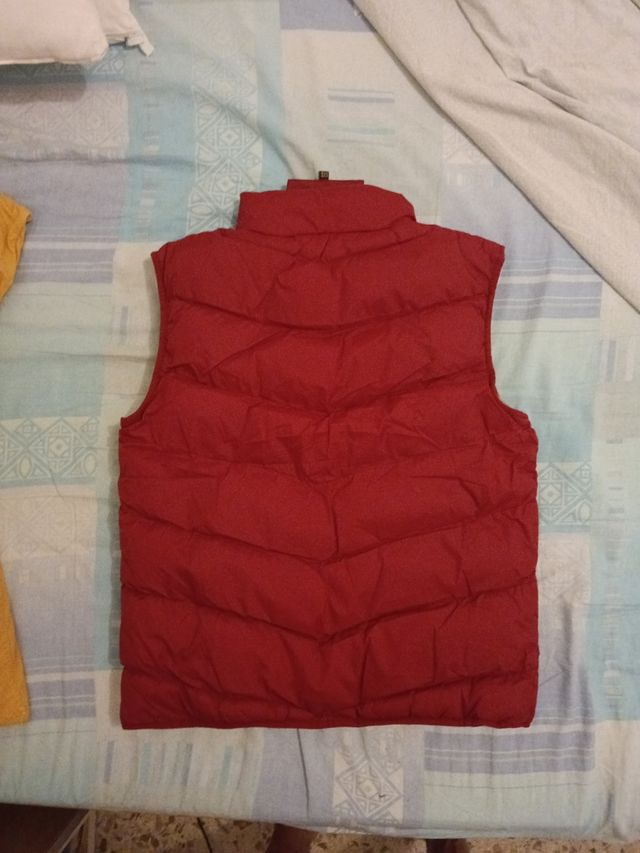 Gilet imbottito uomo rosso