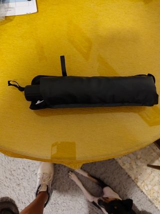 Parasol Plegable Negro Nylon