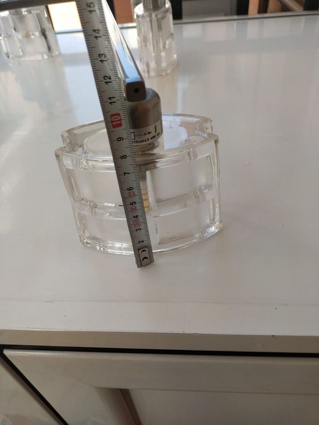 Lámpara de techo moderna metal y cristal