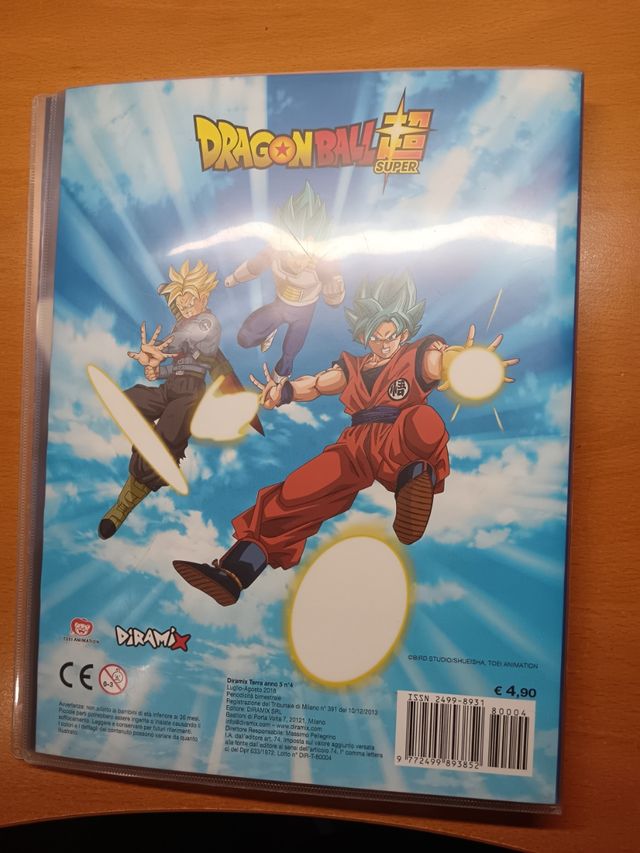 Album Lamicards Dragon Ball Super incompleto