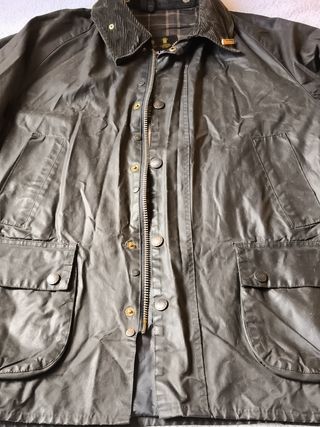 CHAQUETON "BARBOUR" AZUL  MOD. BEDALE JAKET T-42