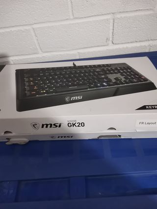 Teclado MSI y ratón HP inalámbrico