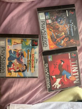 Consola PlayStation 1 + 3 Juegos