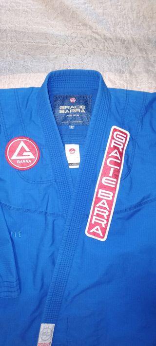 Kimono Gracie Barra Jiu Jitsu Azul Talla A2