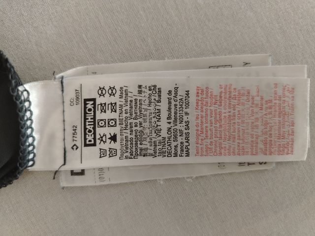 T-shirt Quechua Grigia