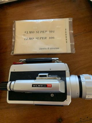 Cinepresa Elmo  Super 106 Vintage anni 70 completa