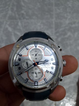 Reloj Marea Plata y Azul