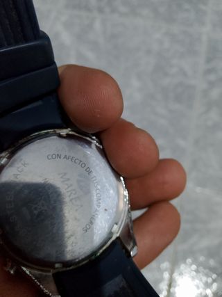 Reloj Marea Plata y Azul