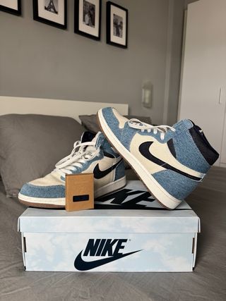 Air Jordan 1 Retro Beige/Azul