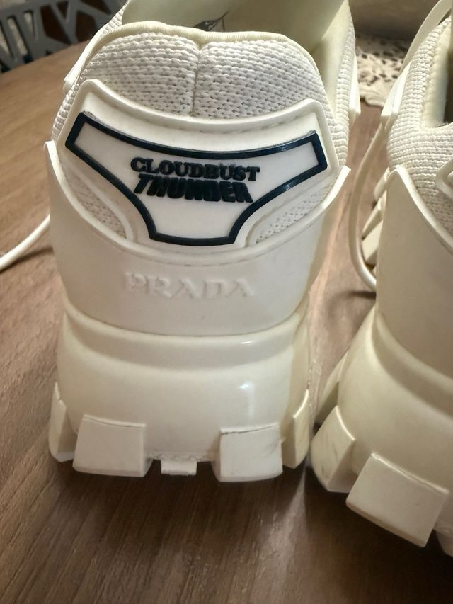 Scarpe da ginnastica Prada bianche