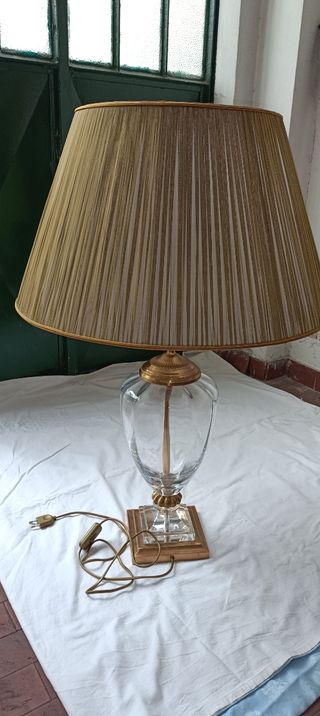 Lampada Leone Aliotti Oro e Trasparente