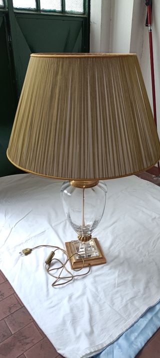 Lampada Leone Aliotti Oro e Trasparente