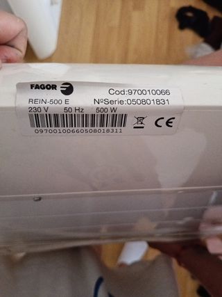 Radiadores eléctricos, termicos  blanco poco uso.