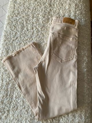 Pantalón Stradivarius Beige Talla 34
