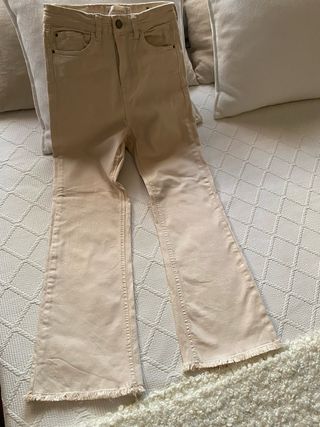 Pantalón Stradivarius Beige Talla 34