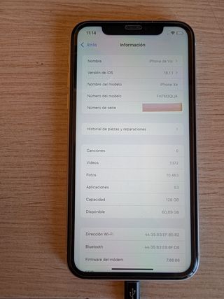 iPhone XR 128 GB Blanco 100€ hasta Navidad