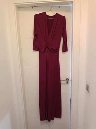 Mono largo buganvilla de lycra