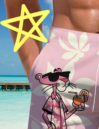 Bañador Pink Panther Tropical