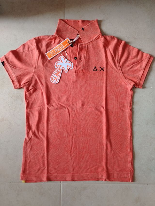 Polo Sun68 bambino arancione