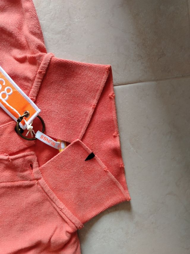 Polo Sun68 bambino arancione