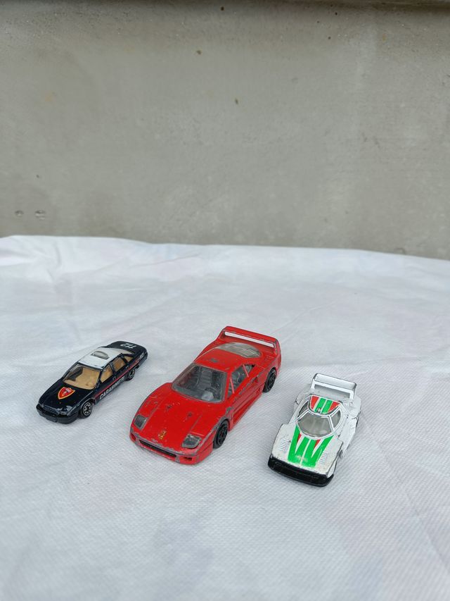 Bburago Ferrari F40 Lancia Stratos macchinine