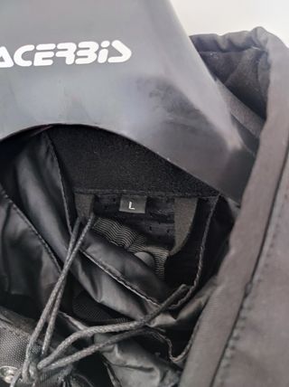 Chaqueta de moto Acerbis negra T.L con etiquetas
