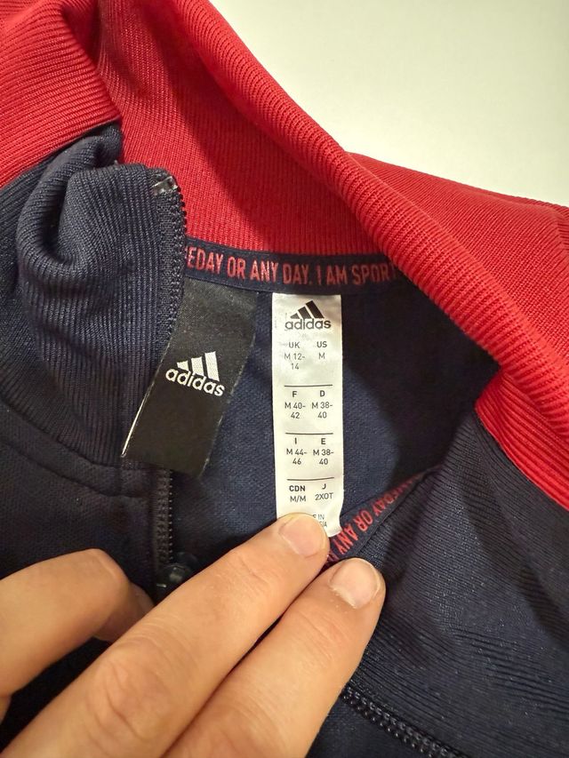 Sudadera Adidas Azul y Roja