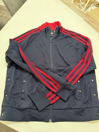 Sudadera Adidas Azul y Roja