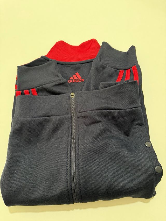 Sudadera Adidas Azul y Roja