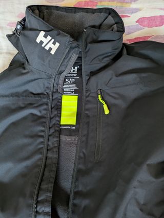 Chaqueta Helly Hansen Negra y Neón