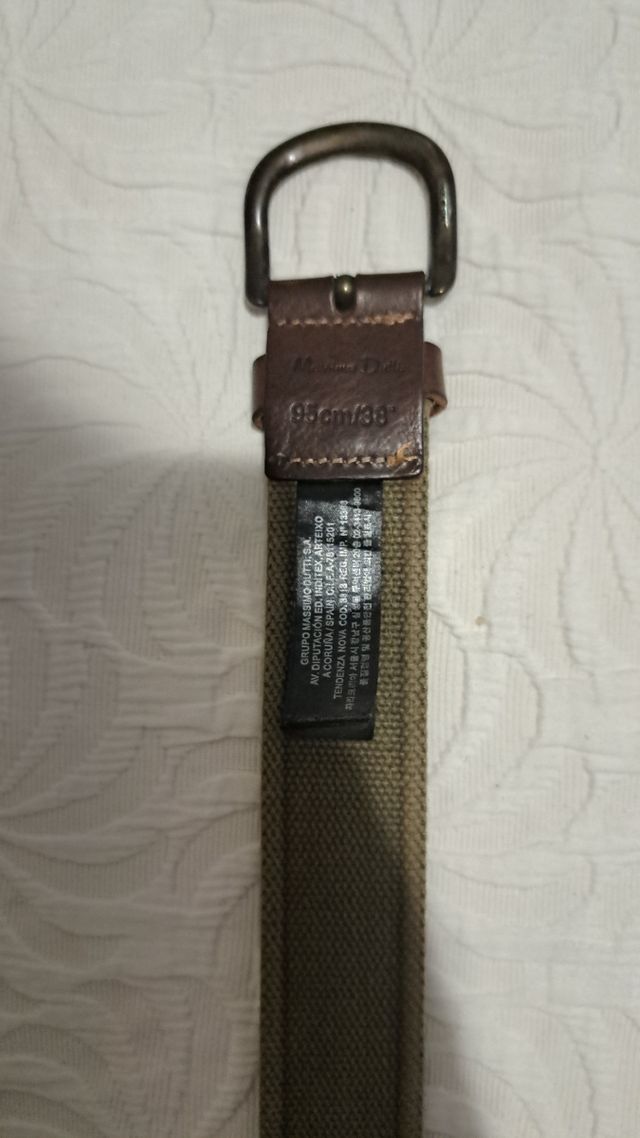 Cinturón Massimo Dutti trenzado