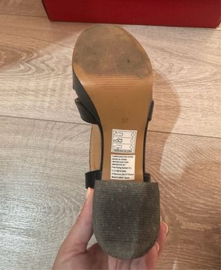 Zapatos de tacón negros con plataforma