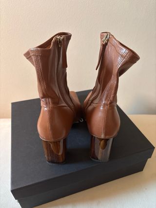 Botines Uterqüe Talla 38 Marrones