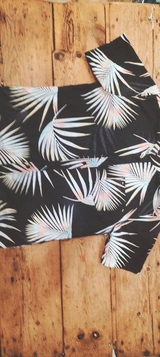 Camisa Hawaiana Flores Tropicales