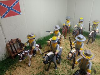 Playmobil caballería sudista